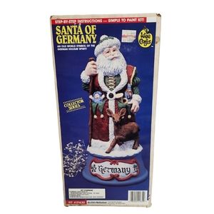 Accents Unlimited Wee Crafts Santa of Germany Collector Series Figurine